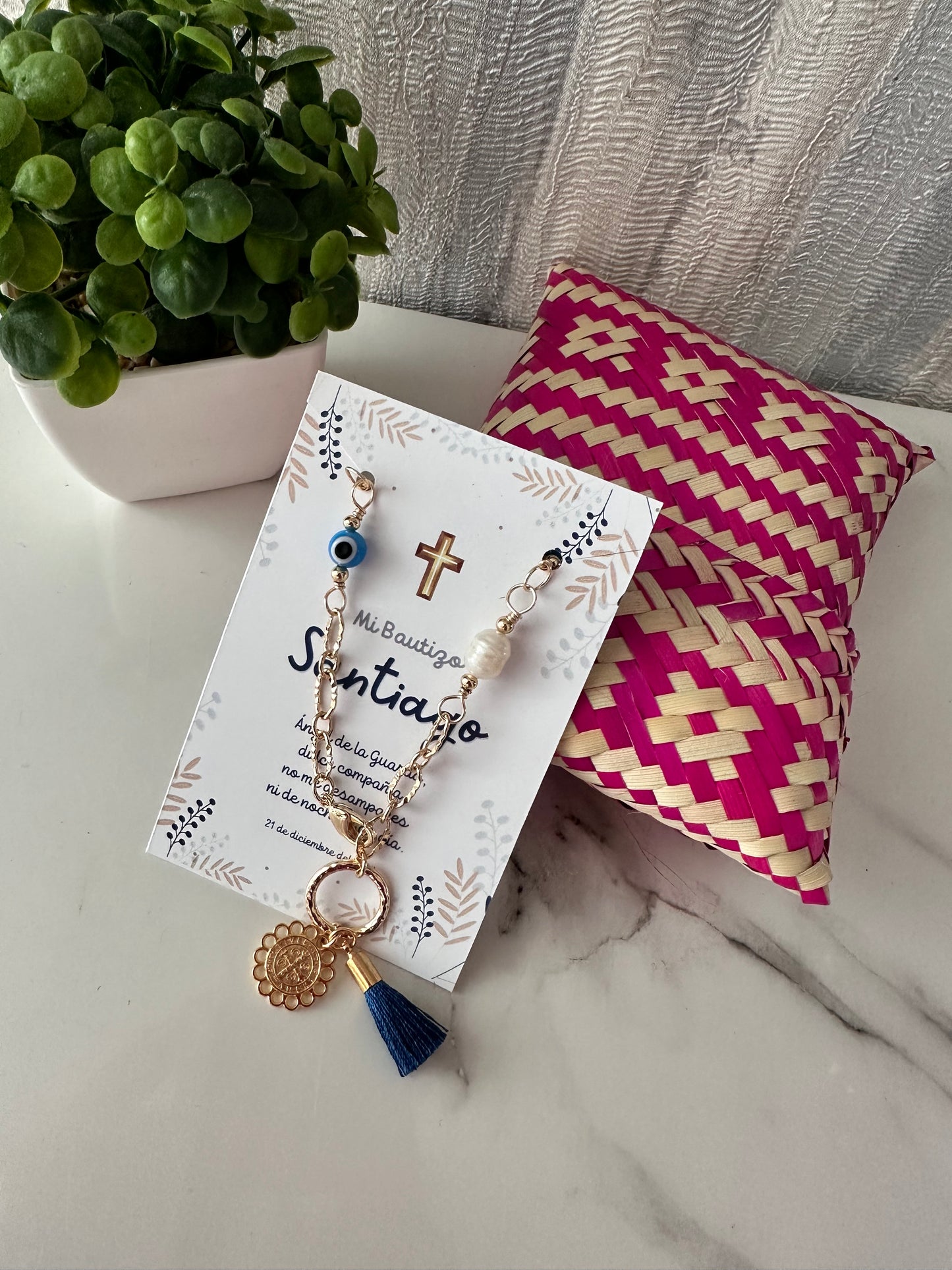 Pulsera ojito sin Talavera