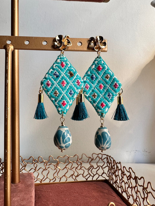 Aretes Telar