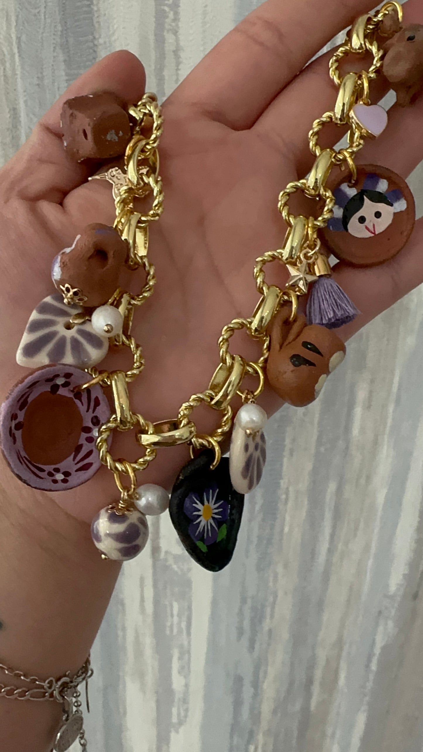 Charm horizontal para bolso Aidee
