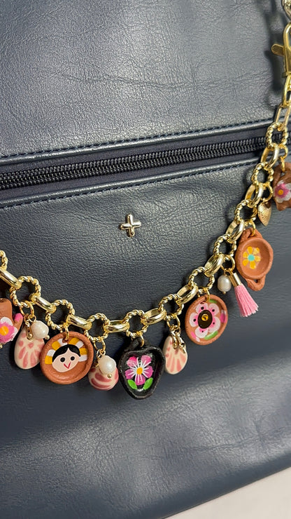 Charm horizontal para bolso Aidee